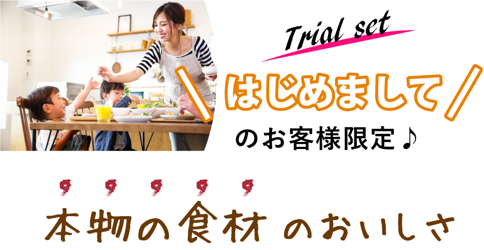 Trial set はじめてのお客様限定